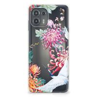 Motorola Edge 20 Lite | TPU Hoesje | Bird Flowers