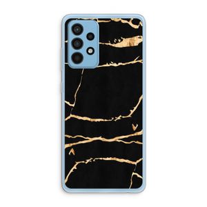 Gouden marmer: Samsung Galaxy A52 Transparant Hoesje