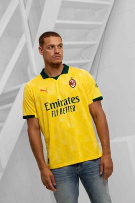 AC Milan 3rd Shirt Senior 2025/2026 - Maat M - Kleur: GeelGroen | Soccerfanshop