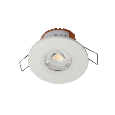 LED fire rated inbouwspot 6Watt rond WIT IP65 dimbaar - CCT - 2700K - 3000K - 4000k - interne driver - brandvertragend