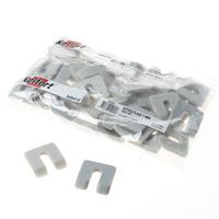 Uitvulplaatjes grijs 50x47x7mm (48)zak - thumbnail