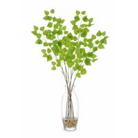 Kunsttak / kunstbloem Berk - 3x - 87 cm - groen - boeket opvulling bladgroen