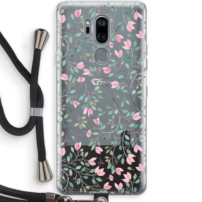 Sierlijke bloemen: LG G7 Thinq Transparant Hoesje met koord