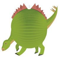 Dinosaurus ronde lampion 25 cm - thumbnail