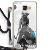 I will not feel a thing: Samsung Galaxy A5 (2016) Transparant Hoesje met koord