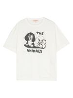 The Animals Observatory t-shirt en coton à imprimé chien - Tons neutres