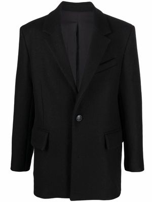 AMI Paris blazer à simple boutonnage - Noir