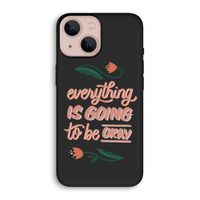 Optimistic flower girl: iPhone 13 mini Biologisch afbreekbaar hoesje