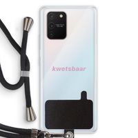 kwetsbaar: Samsung Galaxy S10 Lite Transparant Hoesje met koord