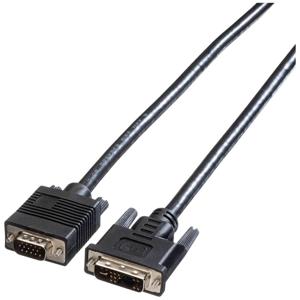 ROLINE DVI-VGA kabel, DVI (12+5) - HD15 M/M, 5 m