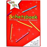 Creakit schetsboek A3 20 vellen 200 gram crea-kit
