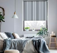 Grijze lijnen Moderne raambekleding