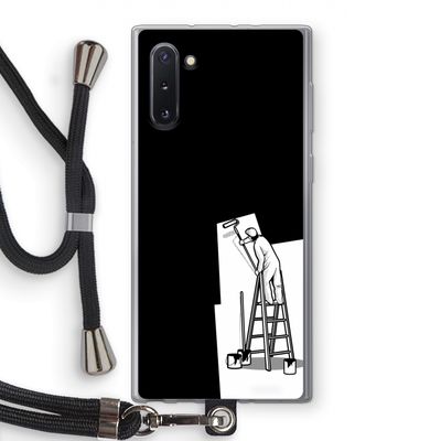 Musketon Painter: Samsung Galaxy Note 10 Transparant Hoesje met koord