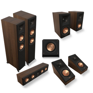 KLIPSCH: RP-6000FII HOME CINEMA 5.1.2 SYSTEEM - WALNOOT