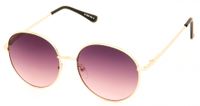 Kost zonnebril 21 032 unisex rond goud/paars - thumbnail