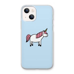 Eenhoorn: iPhone 13 mini Transparant Hoesje