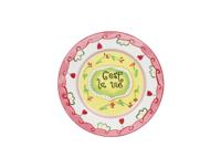 C&apos;est la vie gebaksbord 17cm geel 6st