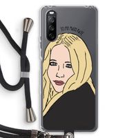 Mary Kate: Sony Sony Xperia 10 III Transparant Hoesje met koord