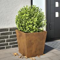 VidaXL Plantenbak 40x40x40 cm weervast staal VidaXL Plantenbak 40x40x40 cm weervast staal