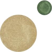 Decoratiebord Melamine Shine groen/goudkleurig 28 cm 2 assorti | 18 stuks