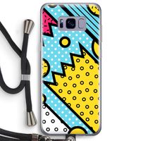 Pop Art #1: Samsung Galaxy S8 Plus Transparant Hoesje met koord