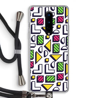 8-bit N°4: OnePlus 8 Transparant Hoesje met koord
