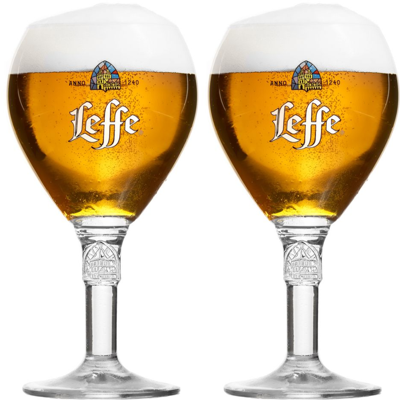 Leffe Bierglazen - 330 ml - 2 stuks