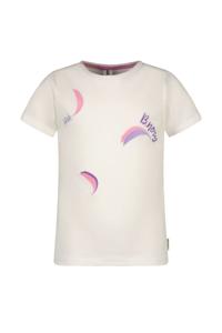 B.Nosy Zomer t-shirt meisjes Ecru beige - Tammy