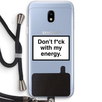 My energy: Samsung Galaxy J3 (2017) Transparant Hoesje met koord