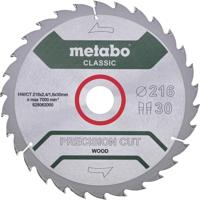 Metabo 628326000 Cirkelzaagblad 254 x 30 x 1.6 mm Aantal tanden: 40 1 stuk(s)