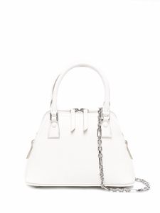 Maison Margiela micro sac cabas 5Ac - Blanc