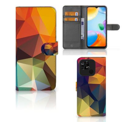 Xiaomi Redmi 10C | Book Case | Polygon Color