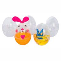 Colorations Vulbare transparante eieren, 12 stuks