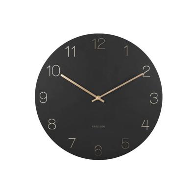 Karlsson WandklokCharm zwart - Ø 40cm - KA5762BK
