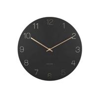 Karlsson WandklokCharm zwart - Ø 40cm - KA5762BK Karlsson WandklokCharm zwart - Ø 40cm - KA5762BK