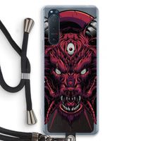Hell Hound and Serpents: Sony Xperia 5 II Transparant Hoesje met koord