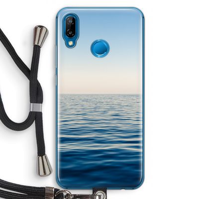 Water horizon: Huawei P20 Lite Transparant Hoesje met koord