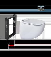Broyeurtoilet Sani-wand
