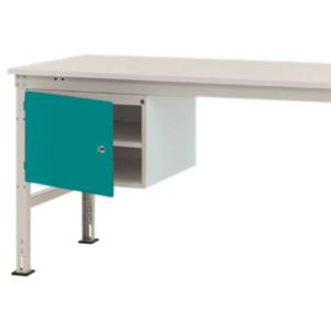 Manuflex ZB4713.5021 Behuizing onderbouw universele stationair, gebruiksh. 300 mm met 1 deur links draaiend. Voor tafel diepte 800 mm