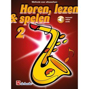 De Haske Horen, lezen & spelen 2 altsaxofoon lesboek