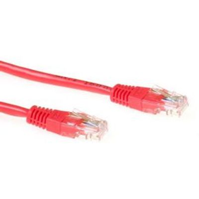 ACT Rode 20 meter U/UTP CAT6 patchkabel met RJ45 connectoren