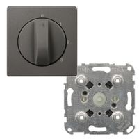 Merten ventilatorschakelaar 0-1-2-3 antraciet