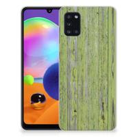 Samsung Galaxy A31 | Bumper Hoesje | Green Wood