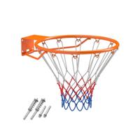 45 cm Basketbalring Met Net Voor Alle Seizoenen Aan De Muur Bevestigde Basketbalstandaard Met Dubbele Veren