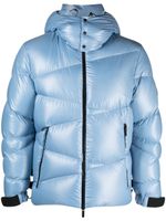 Moncler doudoune Yonne zippée à capuche - Bleu - thumbnail