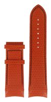 Horlogeband Tissot T600030665 / T610030667 Leder Oranje 24mm