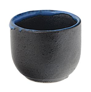 Blauw/Zwarte Sake Kop - 5 x 4,2 cm