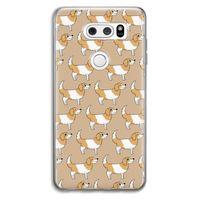 Doggy: LG V30 Transparant Hoesje Doggy: LG V30 Transparant Hoesje