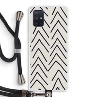 Marrakech Arrows: Samsung Galaxy A71 Transparant Hoesje met koord