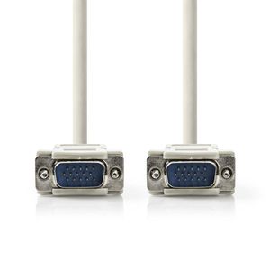 Nedis CCGP59001IV20 Vga-kabel Vga Male - Vga Male 2,0 M Ivoor